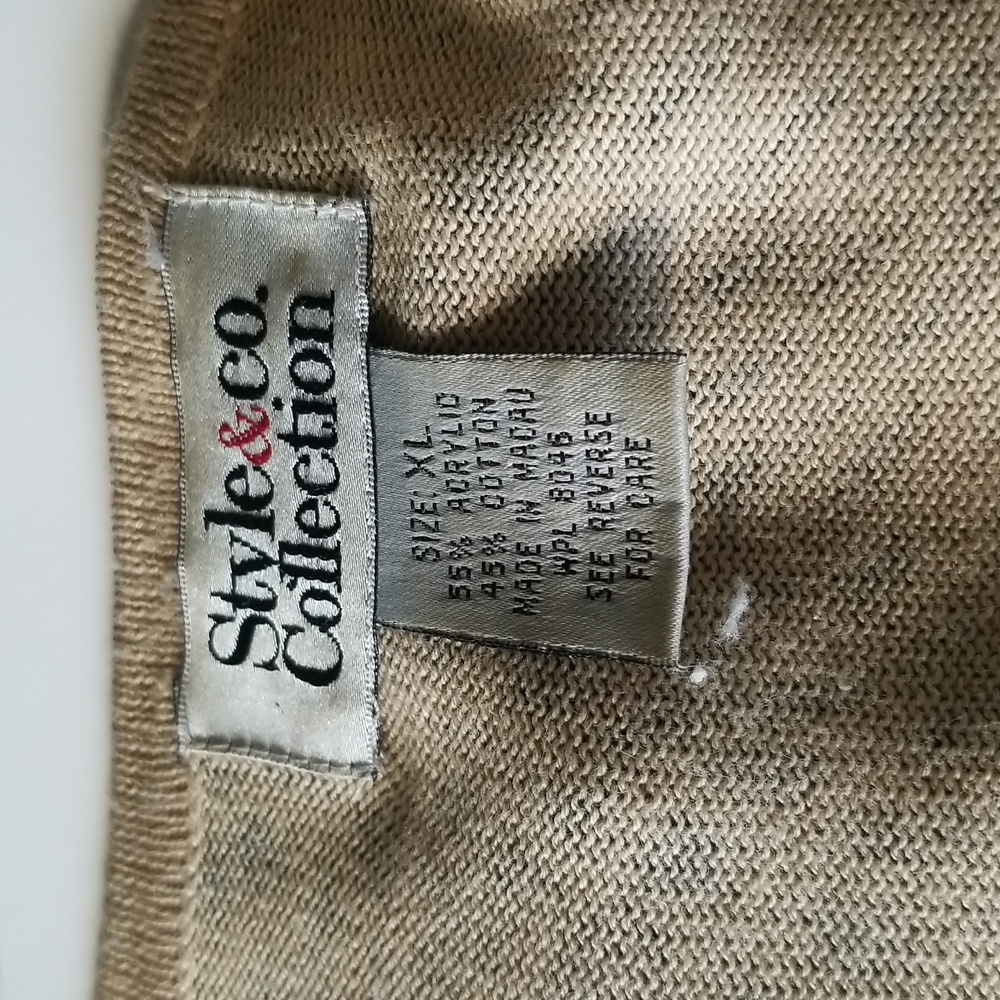 Style & Co Collection Matching Cardigan & Top - Picture 10 of 10